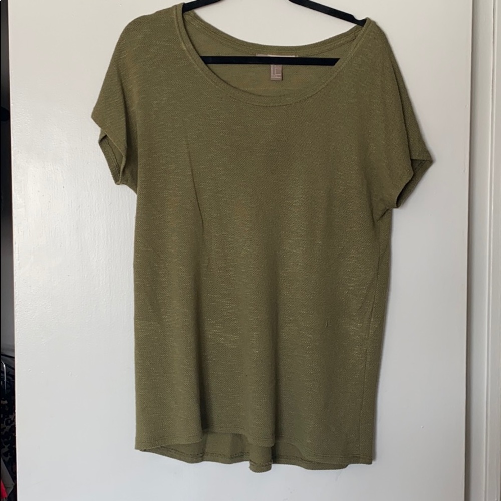 Size S Tshirt Forever21 Green